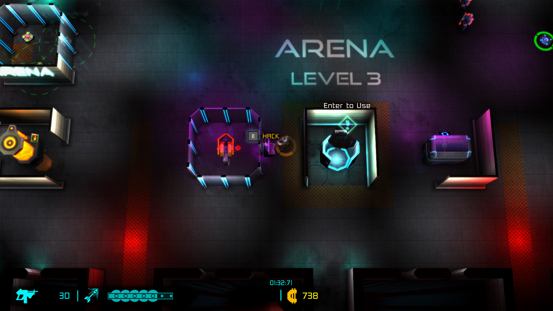 Neon Chrome - Arena screenshot