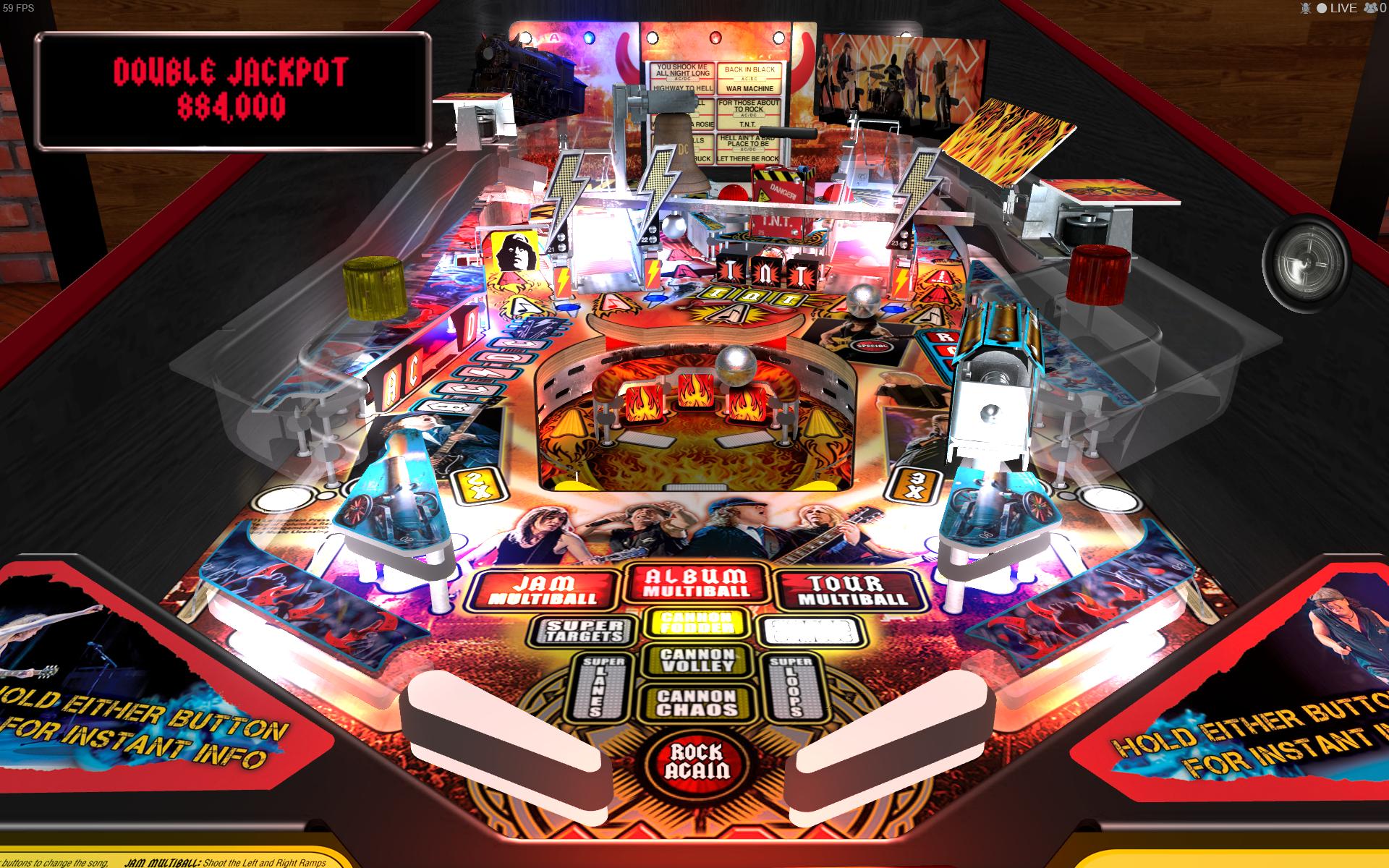Stern Pinball Arcade: AC/DC screenshot