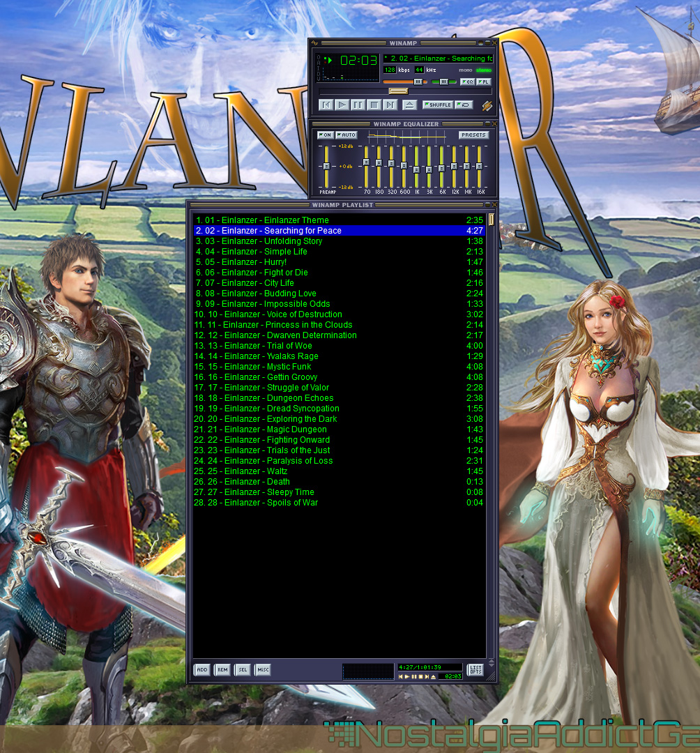 Einlanzer Soundtrack screenshot.