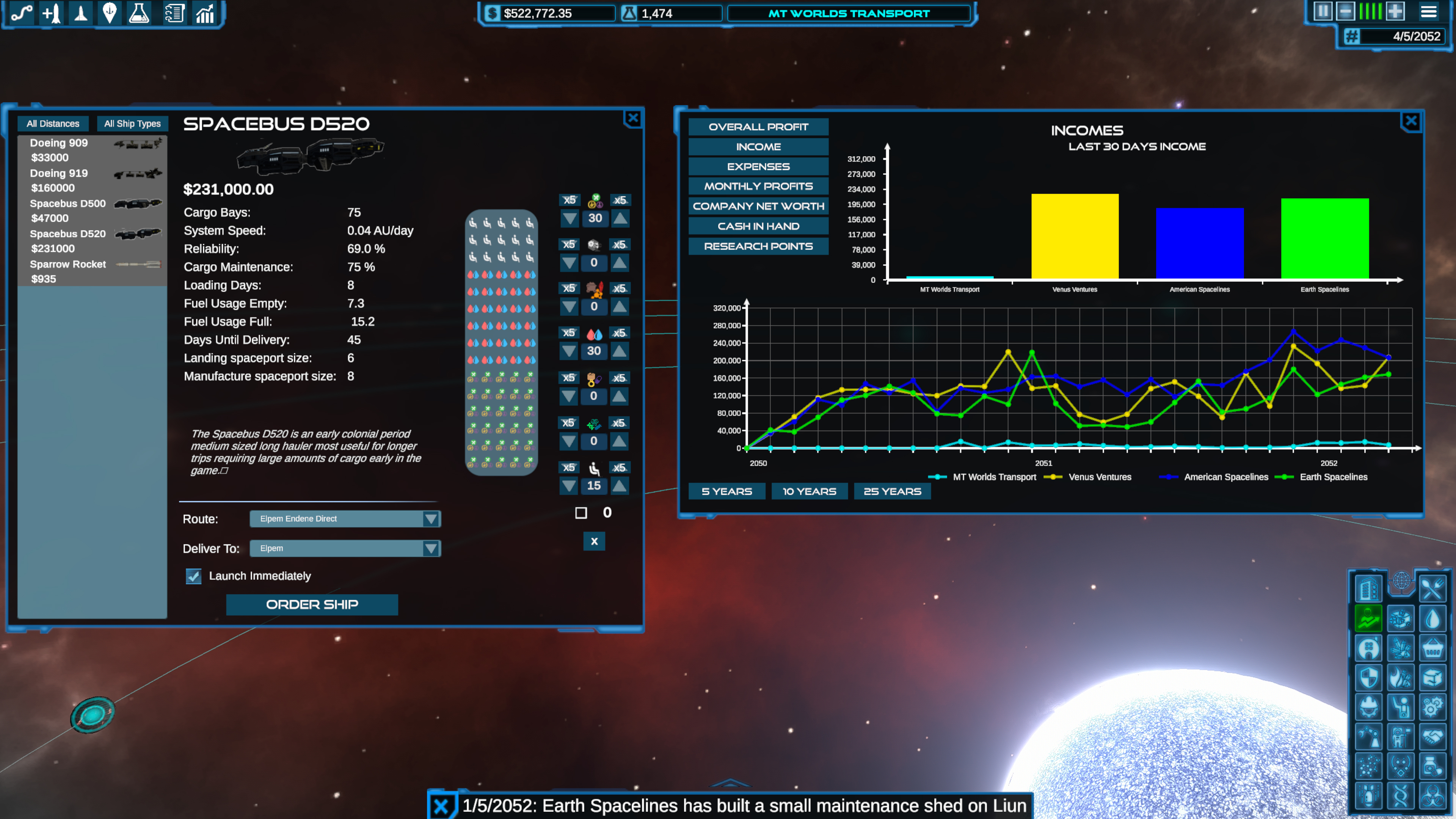 Interstellar Transport Company screenshot