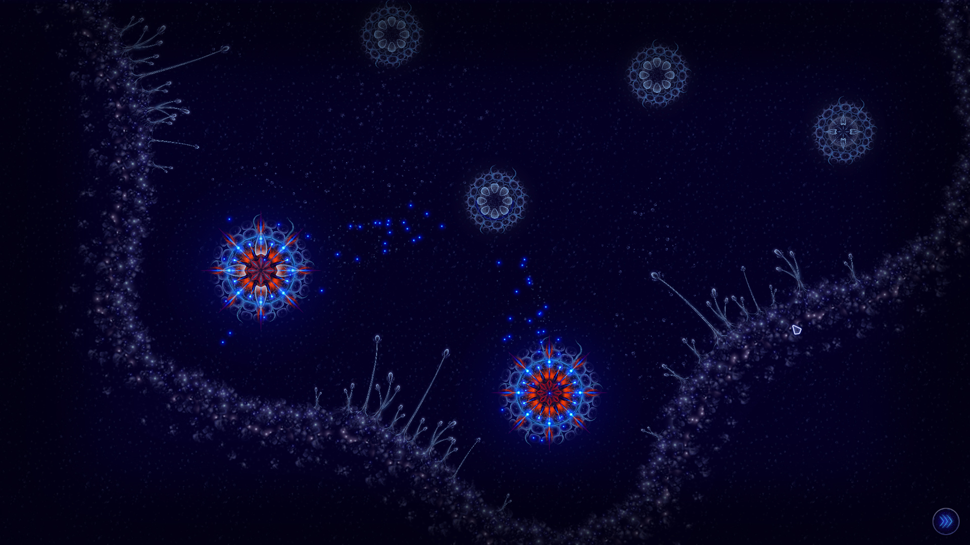 Microcosmum: survival of cells - Campaign "Mutations" screenshot