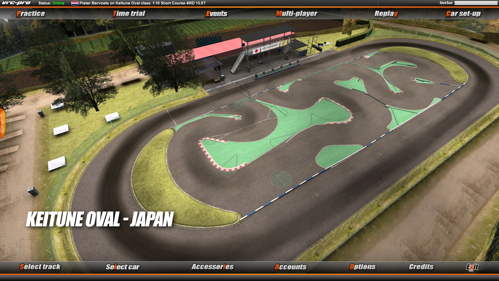 VRC PRO International Oval On-road tracks Deluxe screenshot