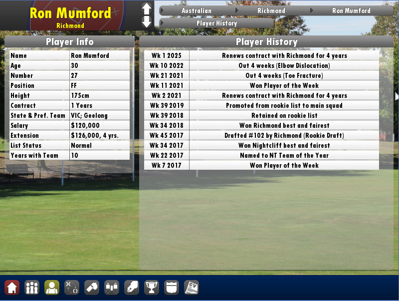 Australian Football Coach screenshot