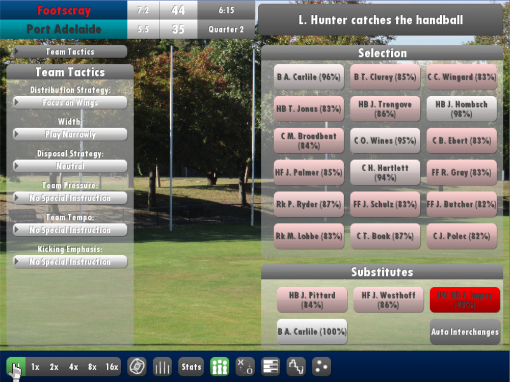 Australian Football Coach screenshot