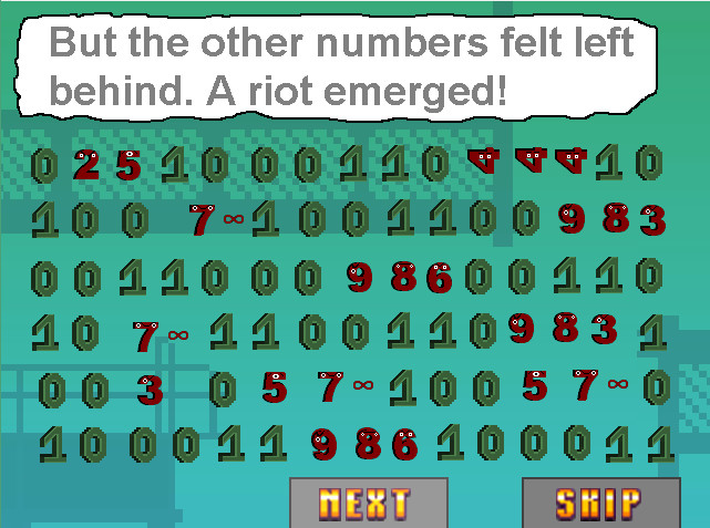 Riot of the numbers screenshot