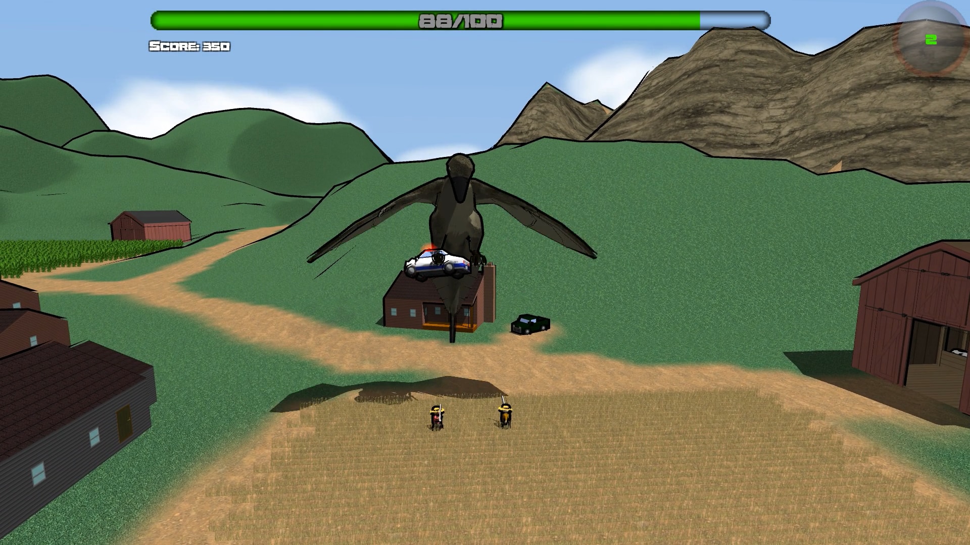 Attack of the Giant Mutant Lizard screenshot