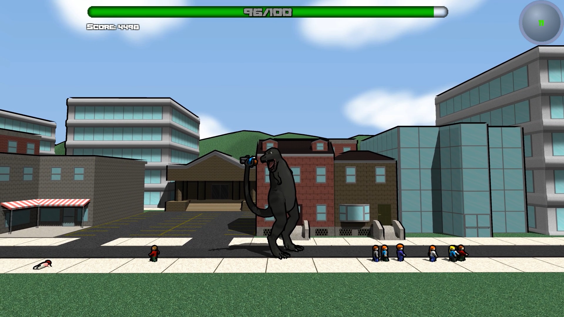 Attack of the Giant Mutant Lizard screenshot