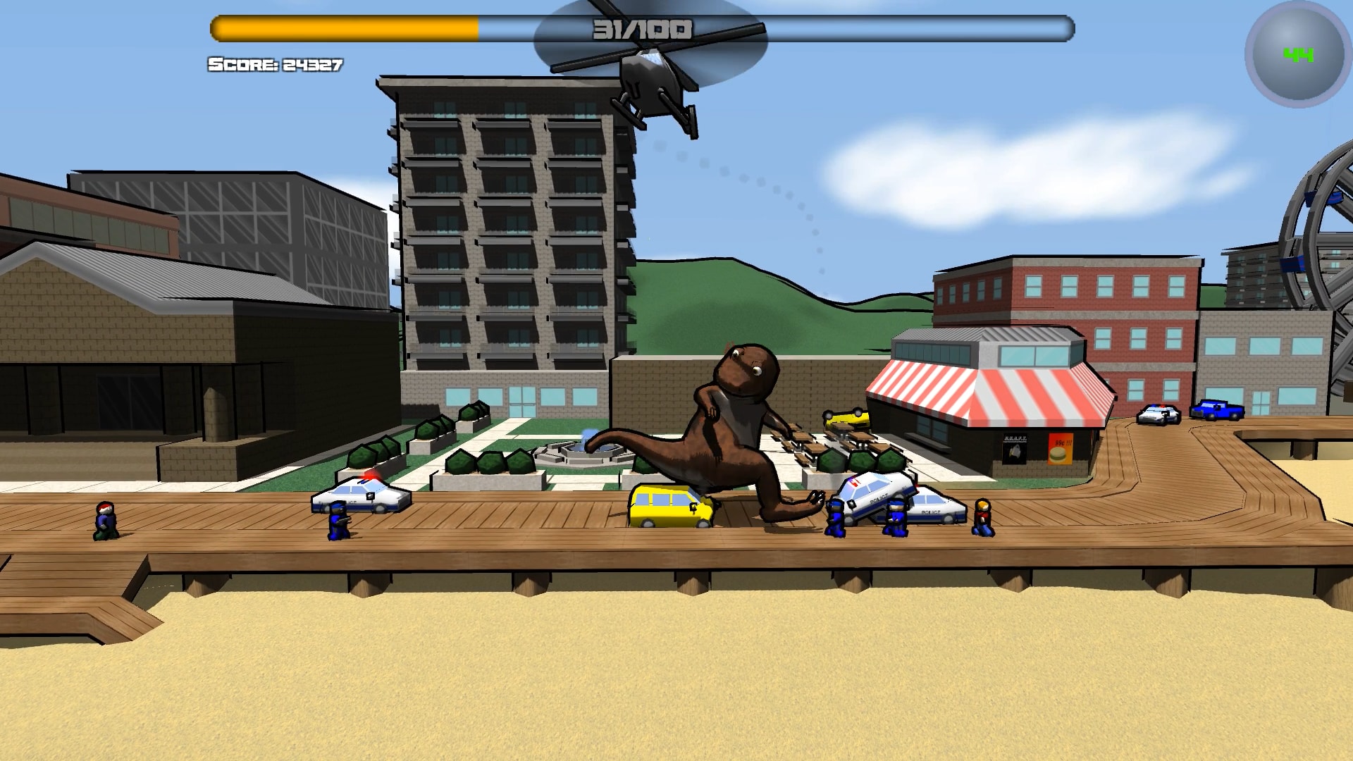 Attack of the Giant Mutant Lizard screenshot