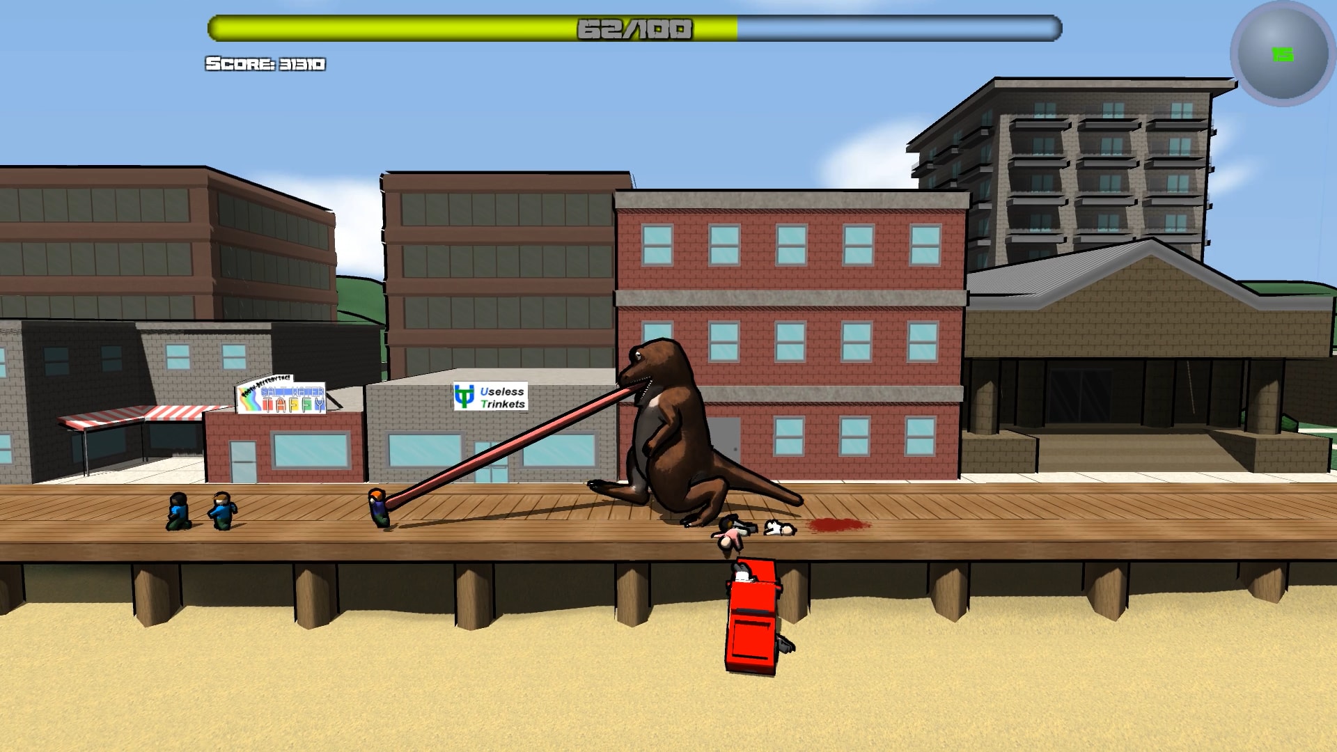 Attack of the Giant Mutant Lizard screenshot