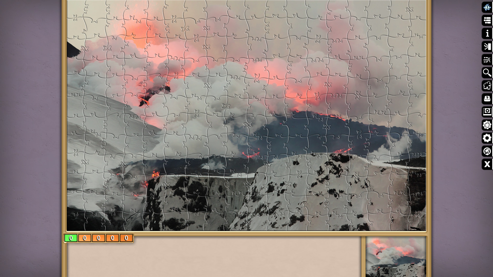 Jigsaw Puzzle Pack - Pixel Puzzles Ultimate: Volcanoes screenshot