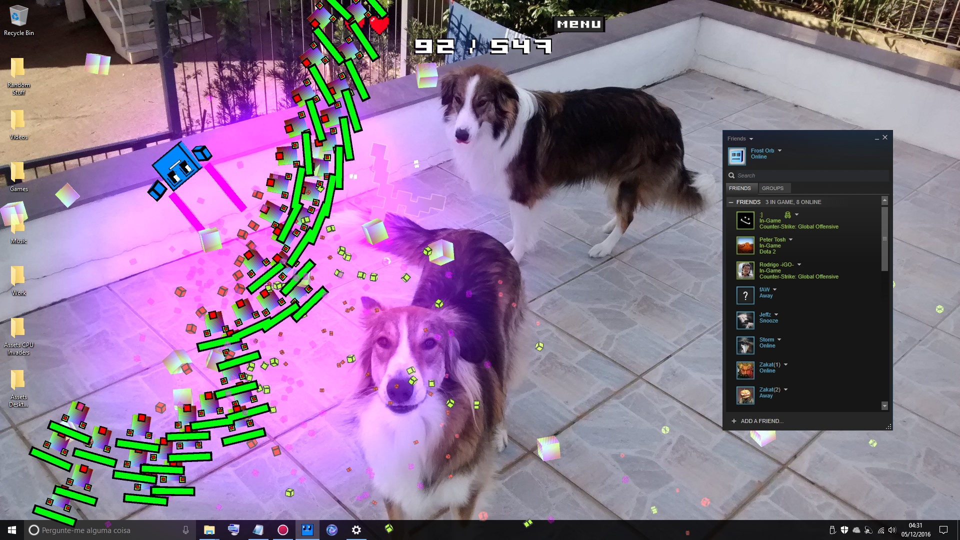 CPU Invaders screenshot