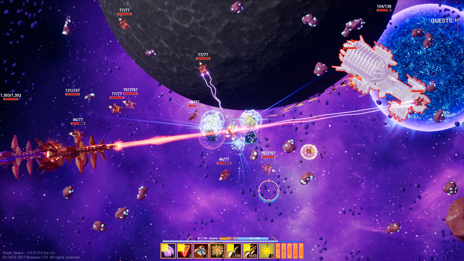 Origin Space screenshot