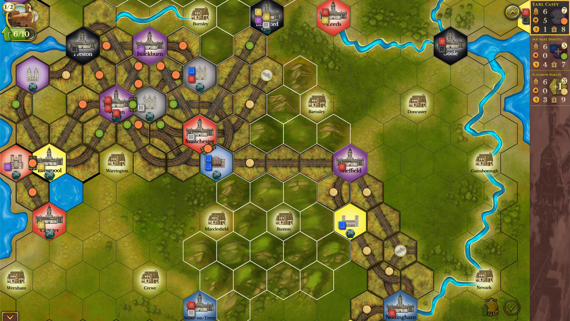 Steam: Rails to Riches - Northern England Map screenshot