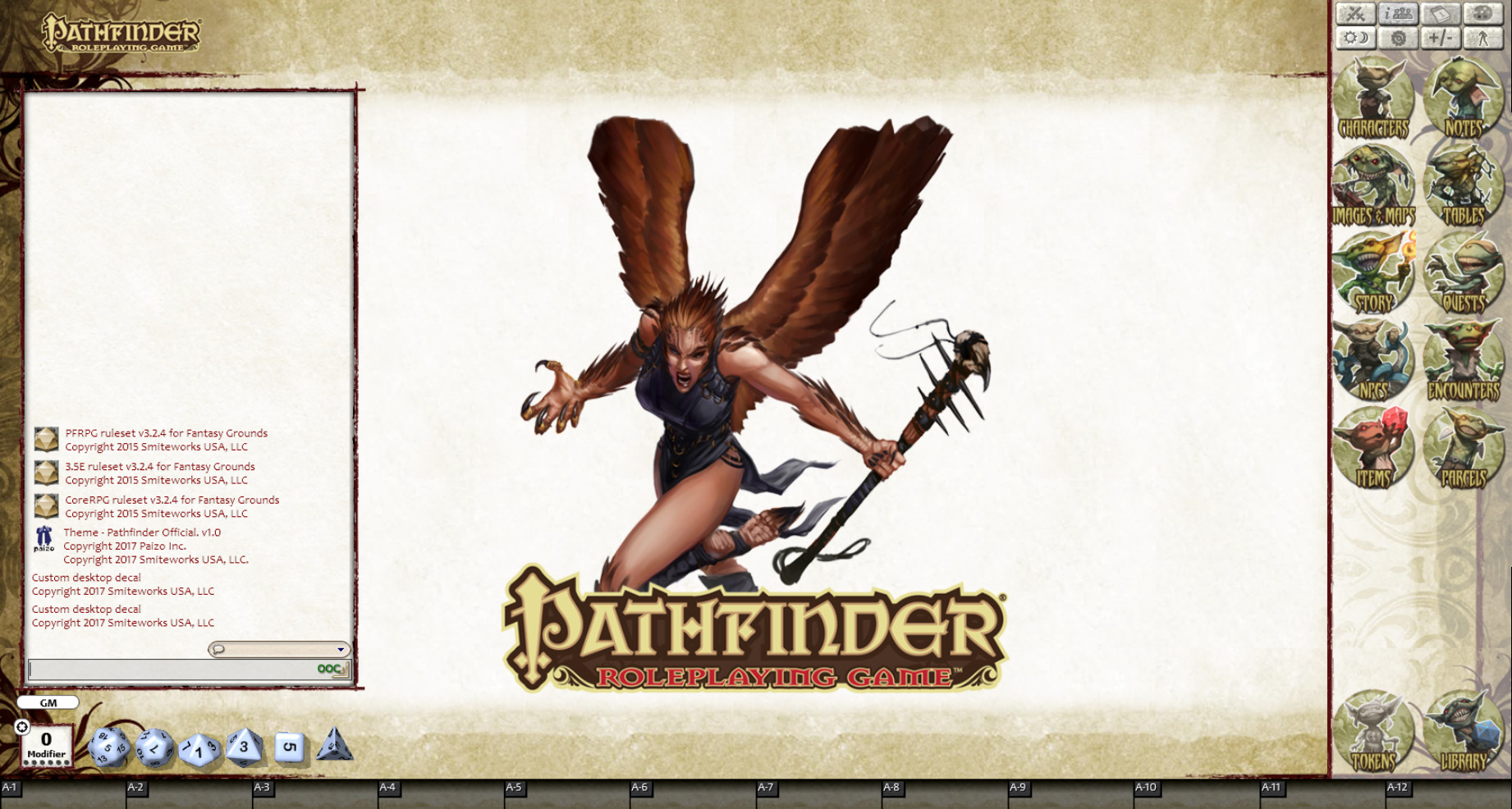 Fantasy Grounds - Pathfinder RPG - Bestiary 1 Pack (PFRPG) screenshot
