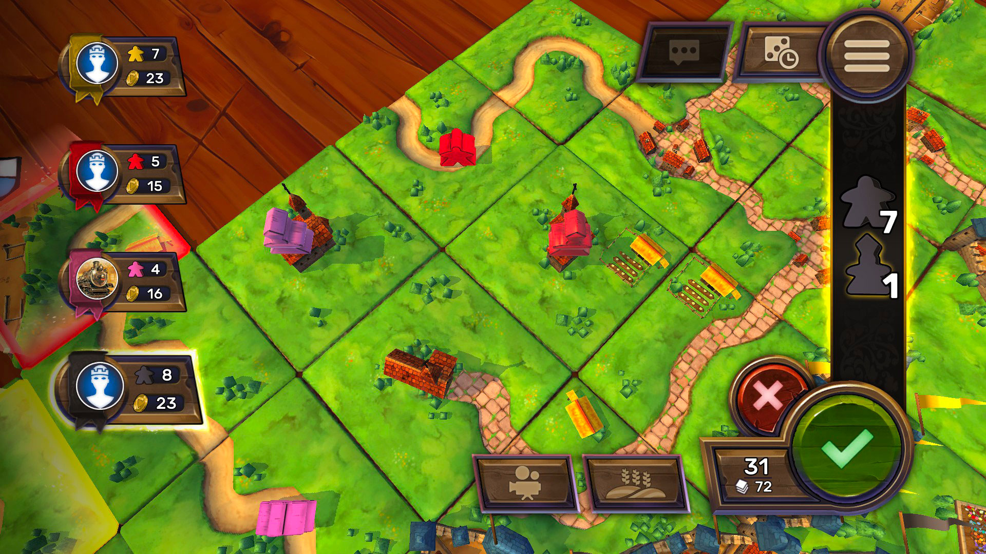 Carcassonne - Tiles & Tactics screenshot