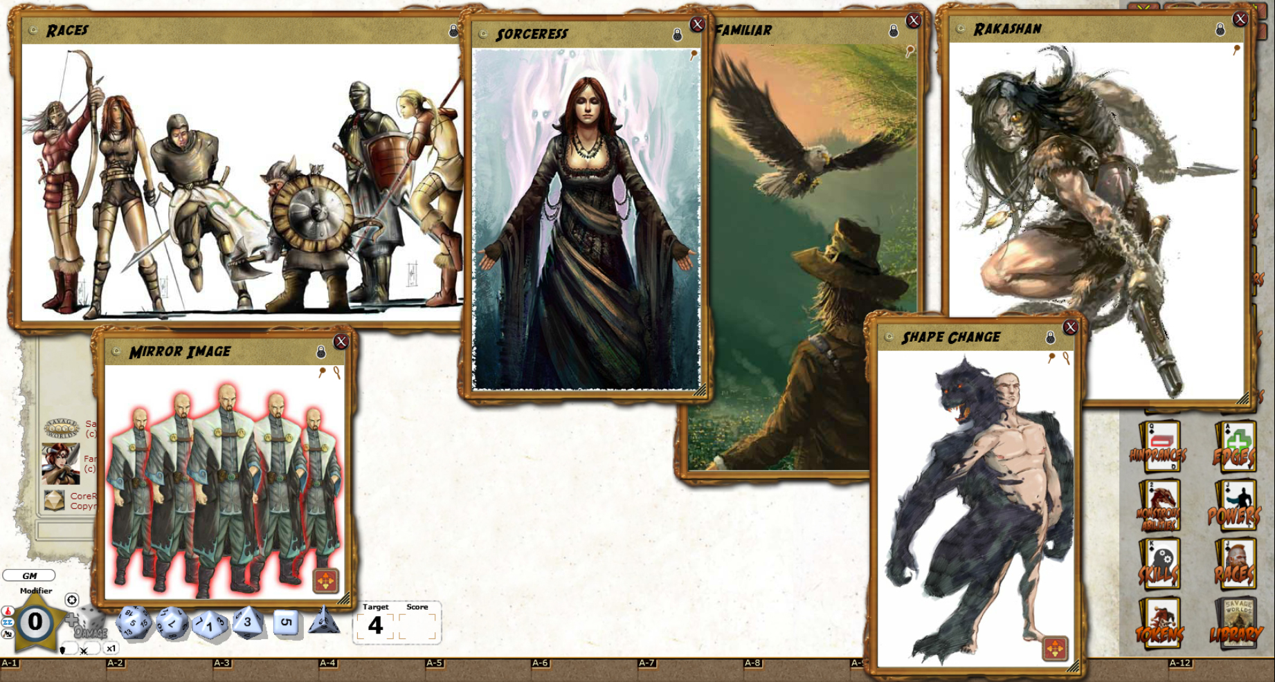 Fantasy Grounds - Fantasy Companion (Savage Worlds) screenshot