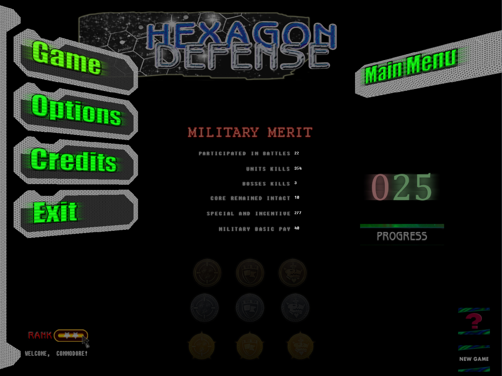 Hexagon Defense screenshot