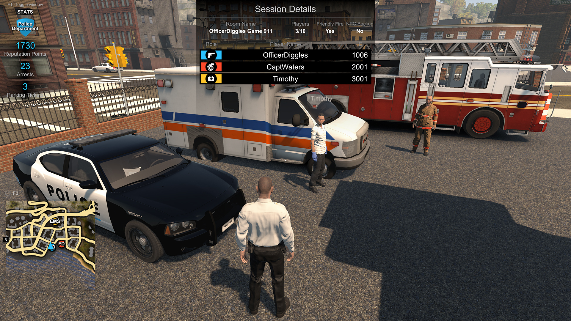 Flashing Lights - Police, Firefighting, Emergency Services Simulator screenshot