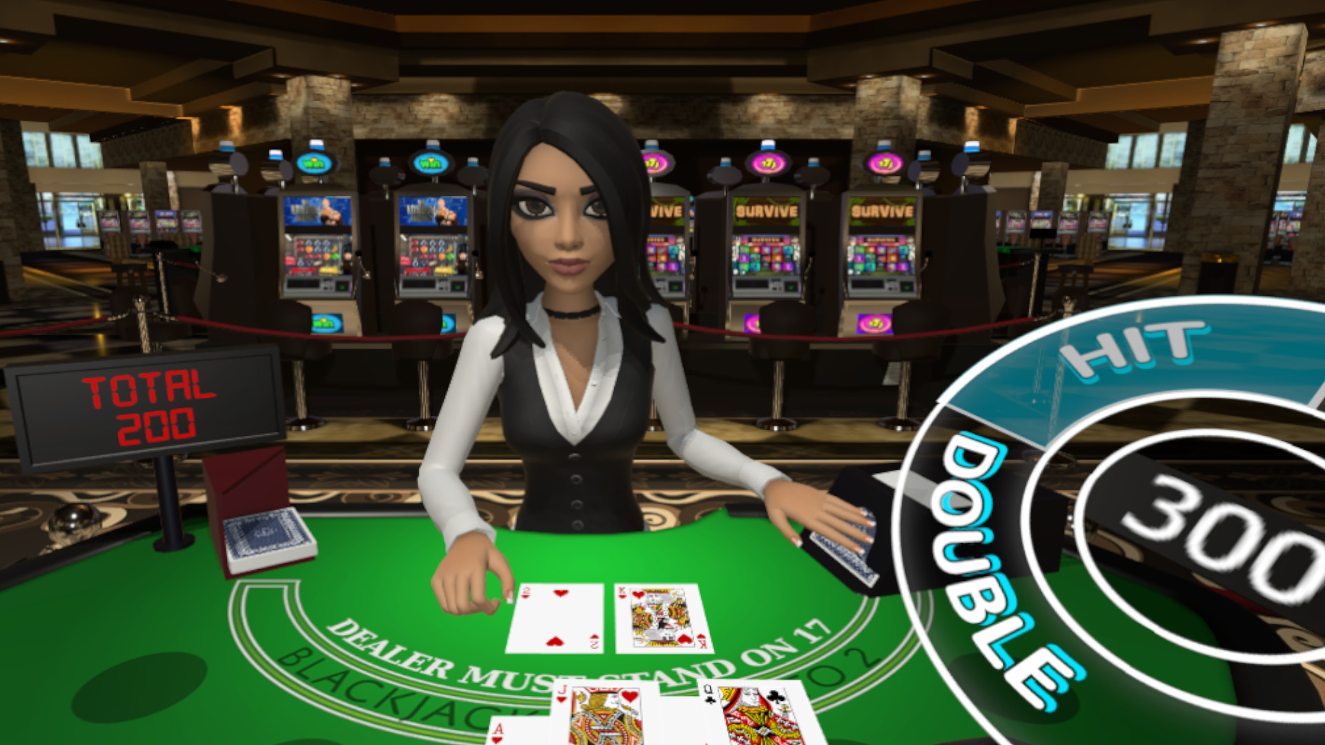 Blackjack Bailey VR screenshot