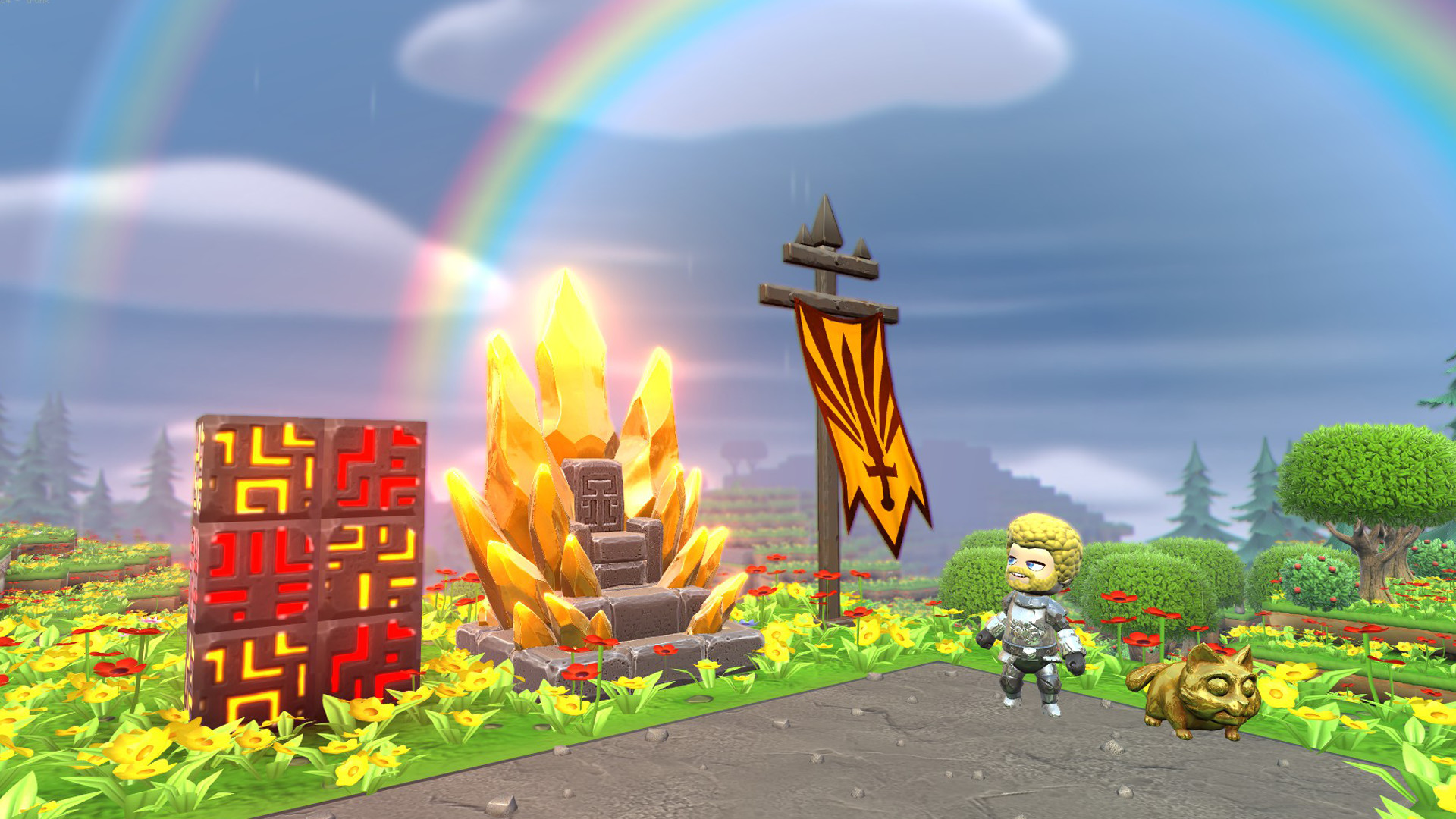 Portal Knights - Gold Throne Pack screenshot