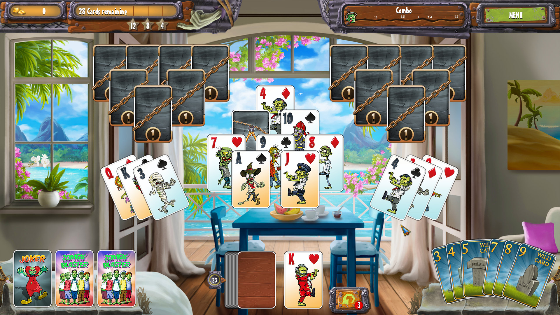 Zombie Solitaire 2 Chapter 3 screenshot