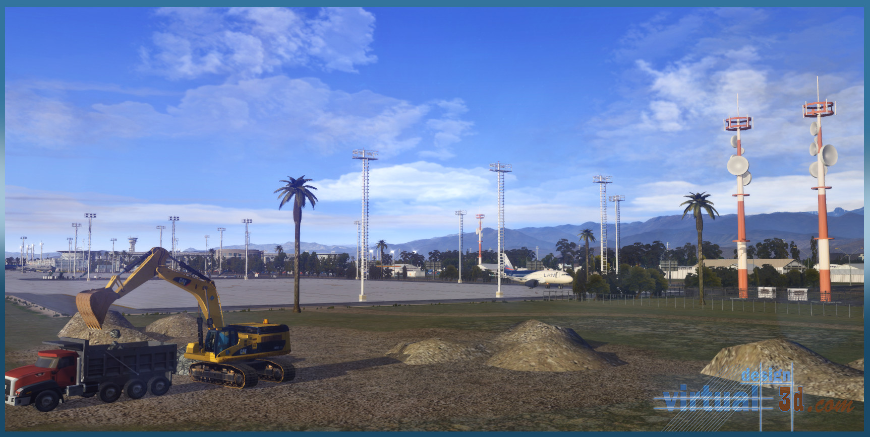 X-Plane 11 - Add-on: Aerosoft - Airport SCEL Santiago International 2.0 screenshot
