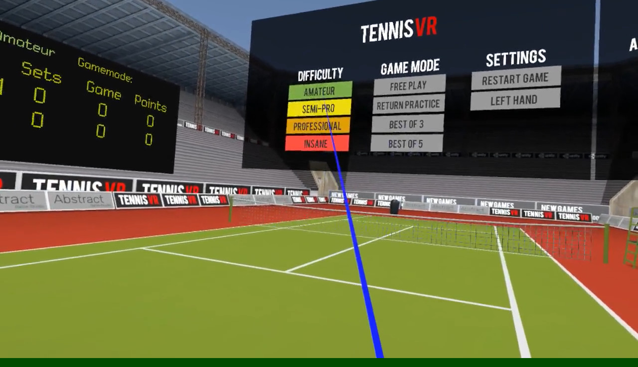 TennisVR screenshot