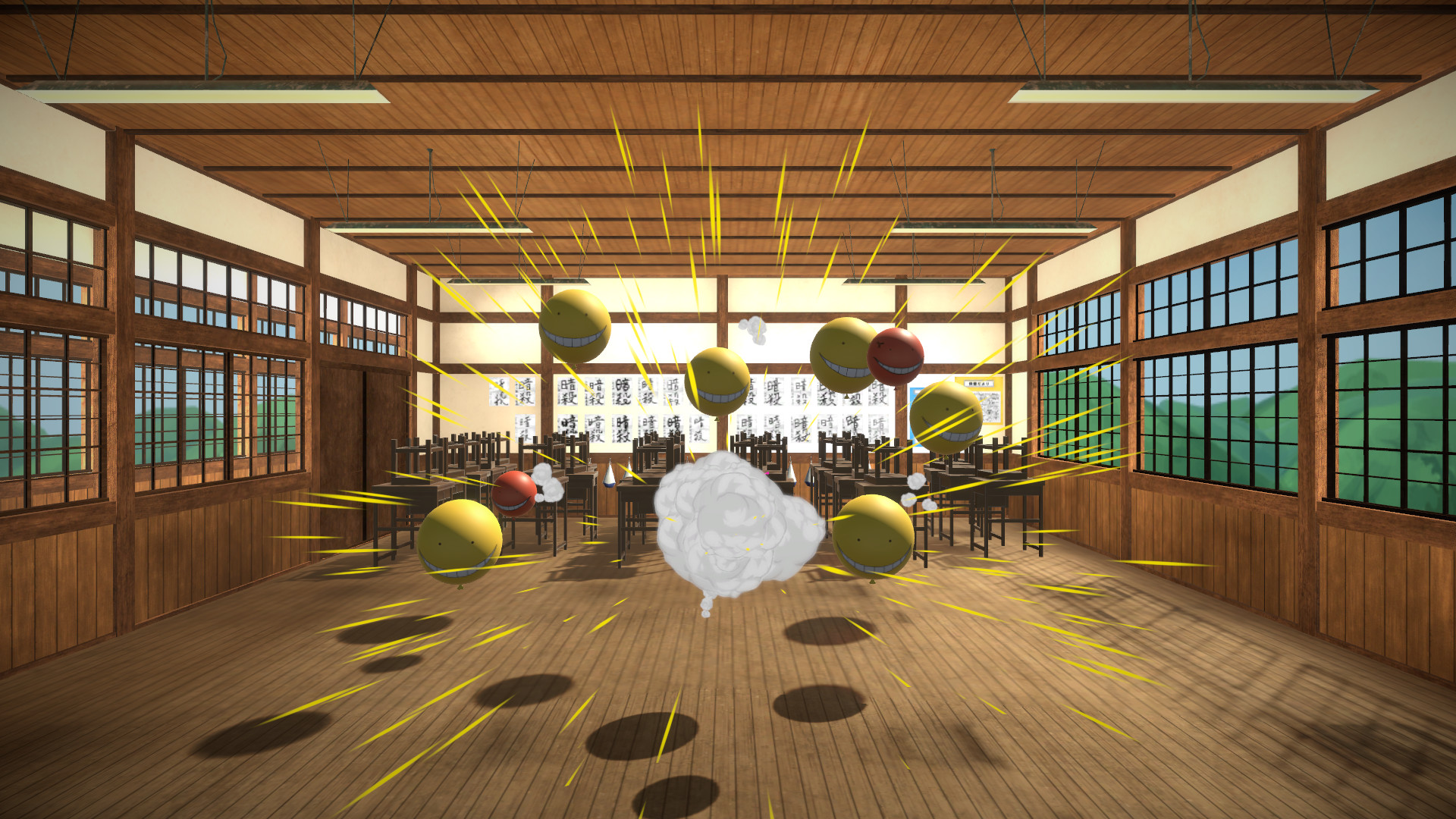 Assassination ClassroomVR Balloon Challenge Time/暗殺教室VR バルーンチャレンジの時間 screenshot
