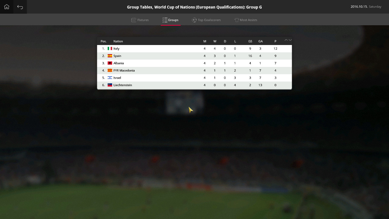 Global Soccer: A Management Game 2017 screenshot