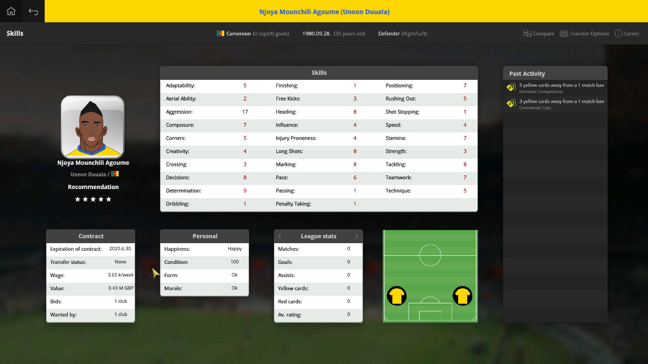 Global Soccer: A Management Game 2017 screenshot
