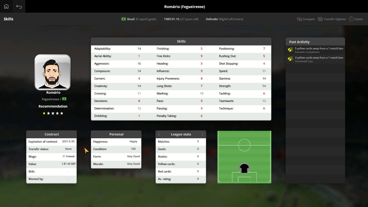 Global Soccer: A Management Game 2017 screenshot