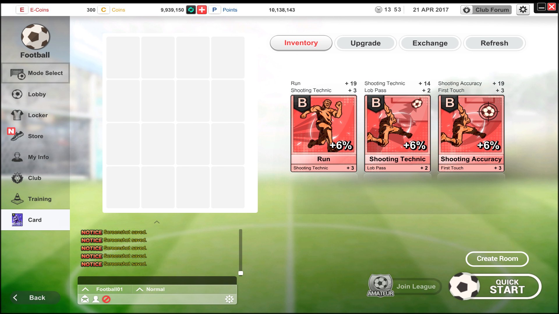 FreeStyleFootball - Card Pack (ST) screenshot