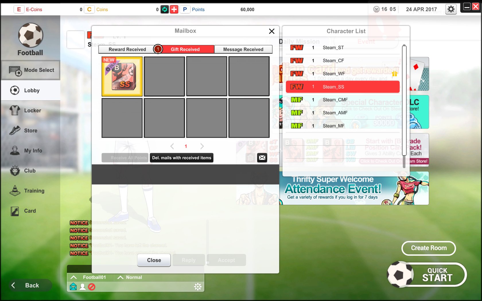 FreeStyleFootball - Card Pack (SS) screenshot
