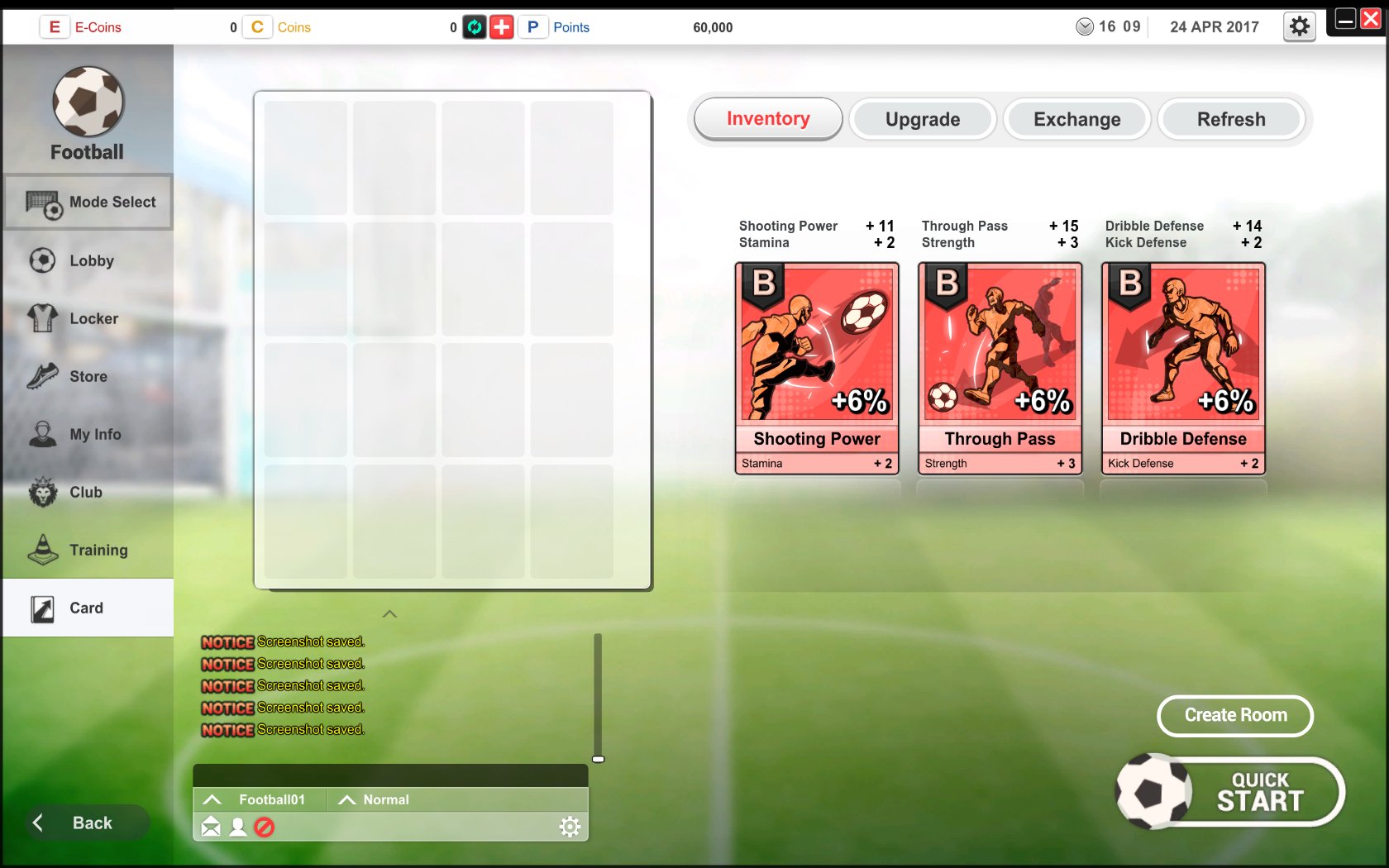 FreeStyleFootball - Card Pack (DMF) screenshot