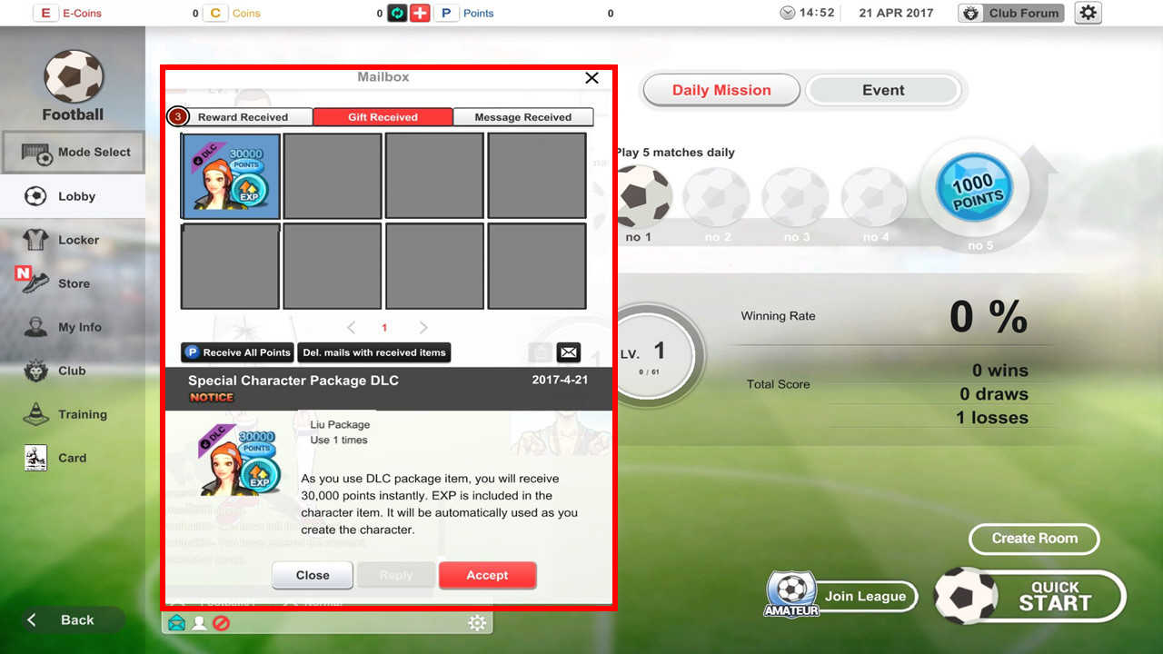 FreeStyleFootball - Liu Package screenshot