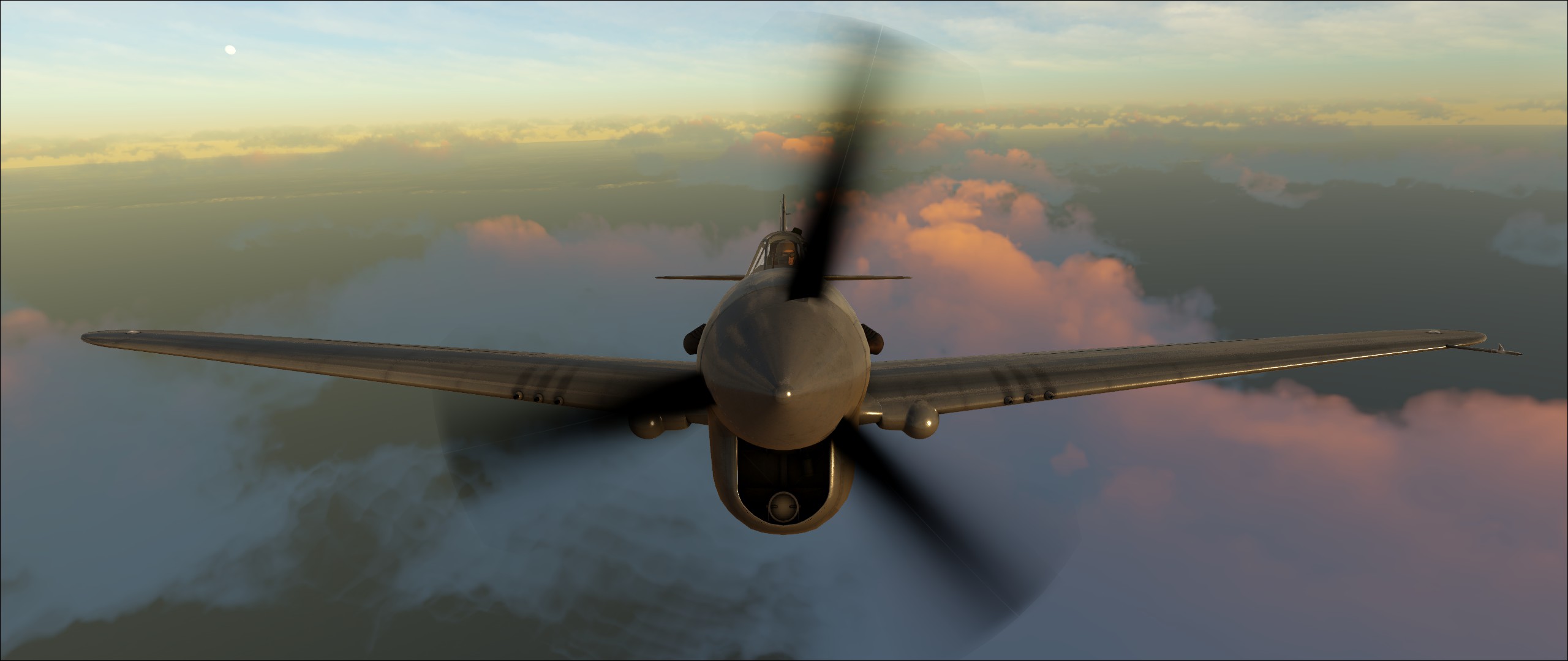 Flight Sim World: Curtiss P-40F Warhawk Add-On screenshot