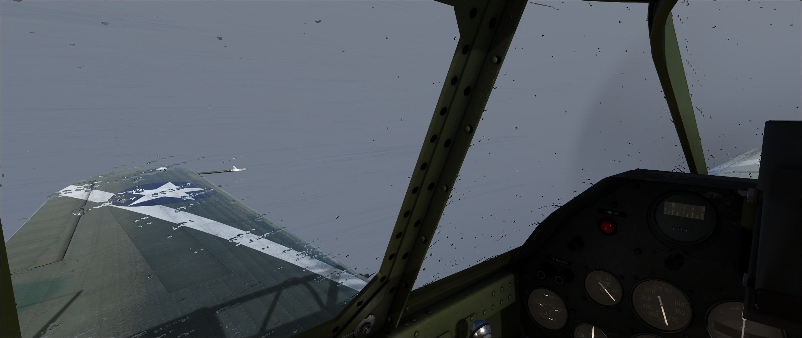 Flight Sim World: Curtiss P-40F Warhawk Add-On screenshot