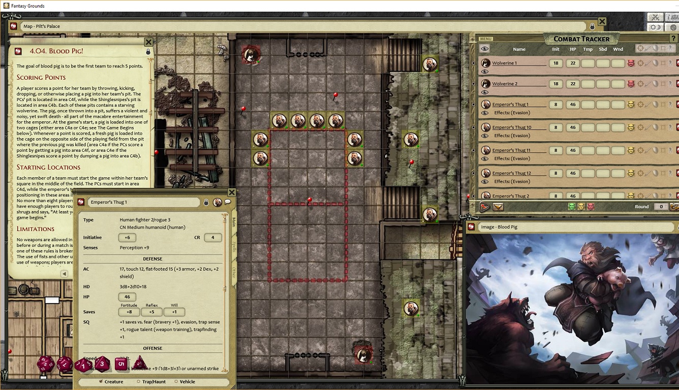 Fantasy Grounds - Pathfinder RPG - Curse of the Crimson Throne screenshot