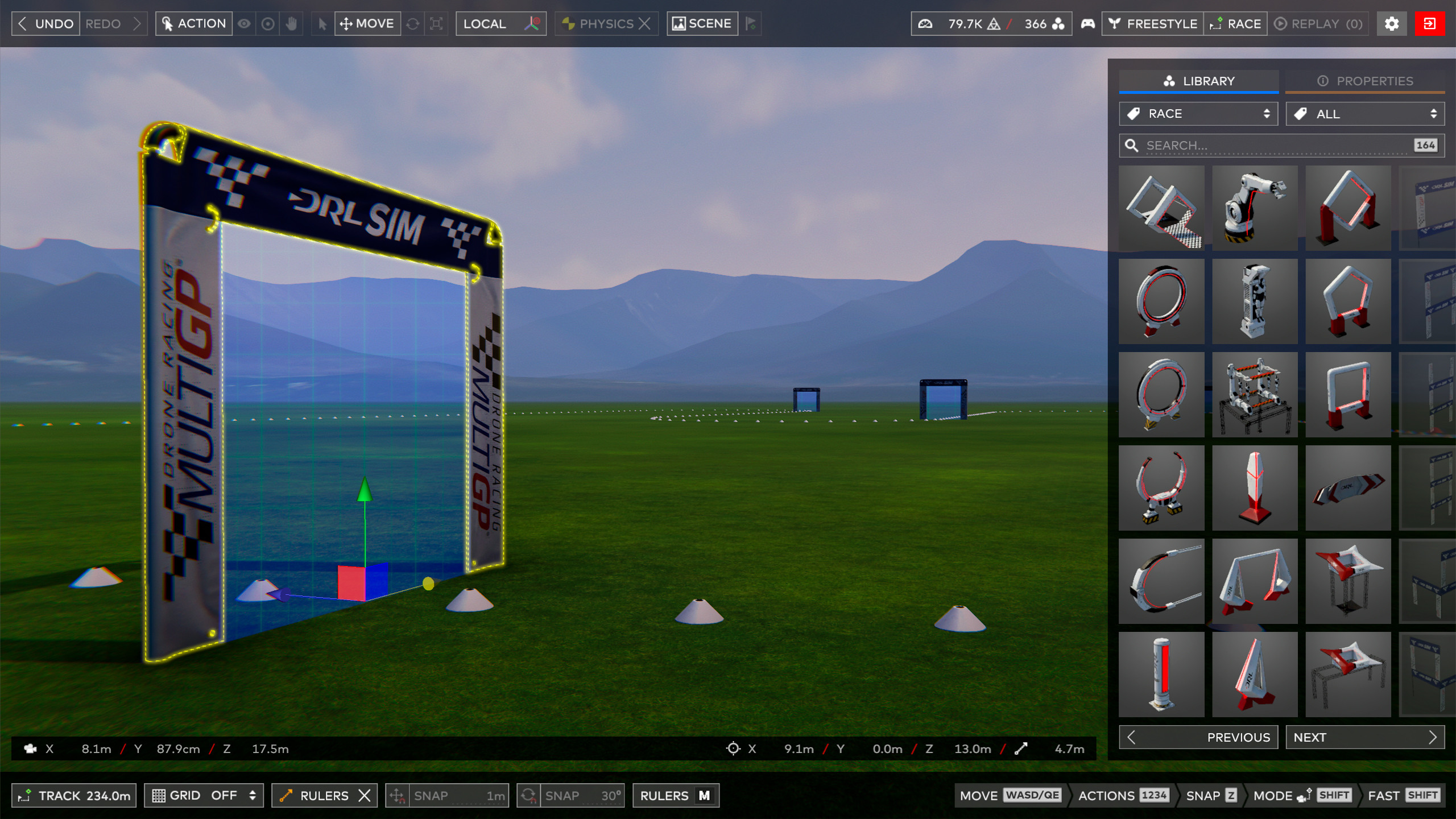 The Drone Racing League Simulator screenshot