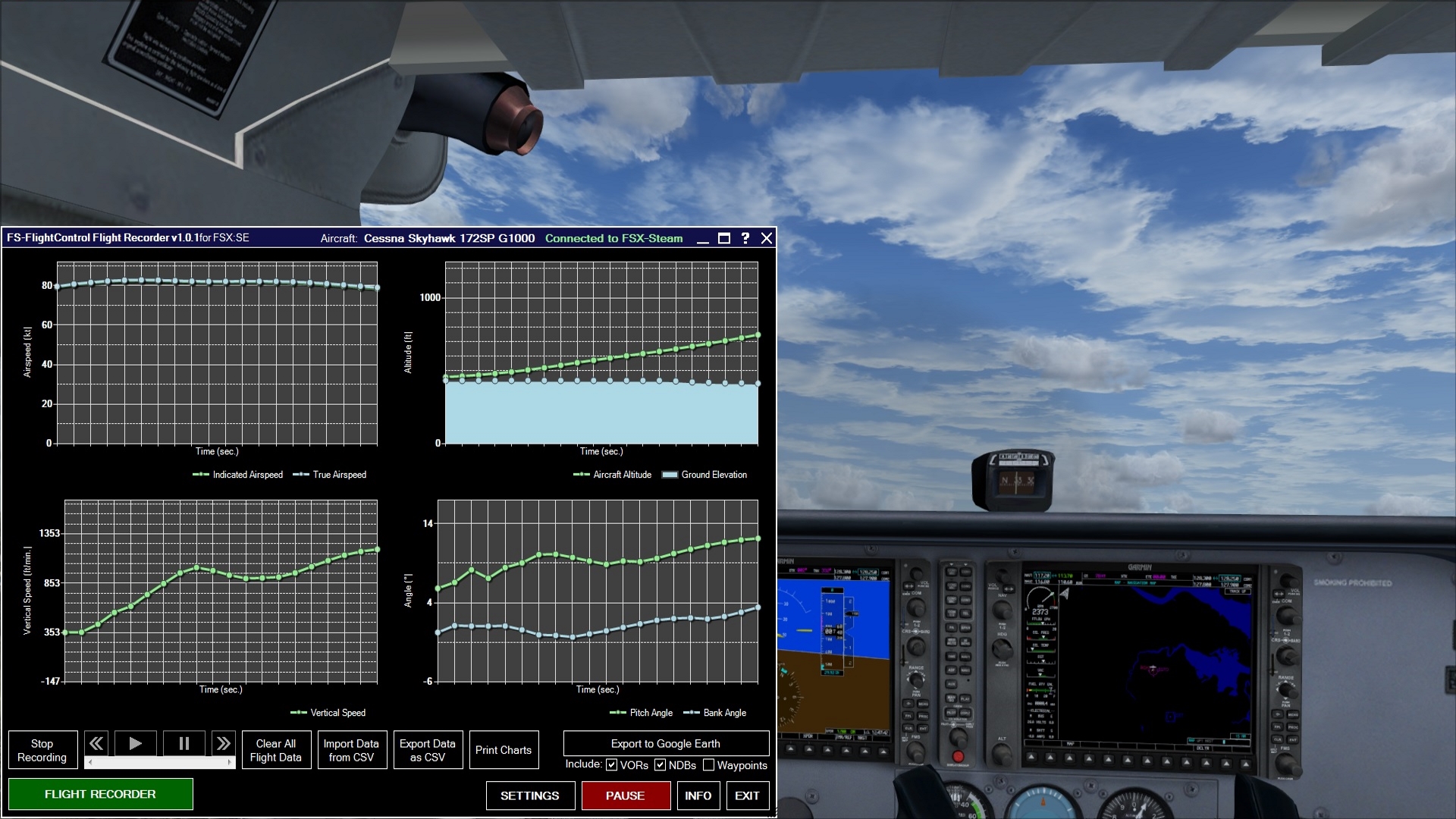 FSX Steam Edition: Flight Recorder Add-On screenshot