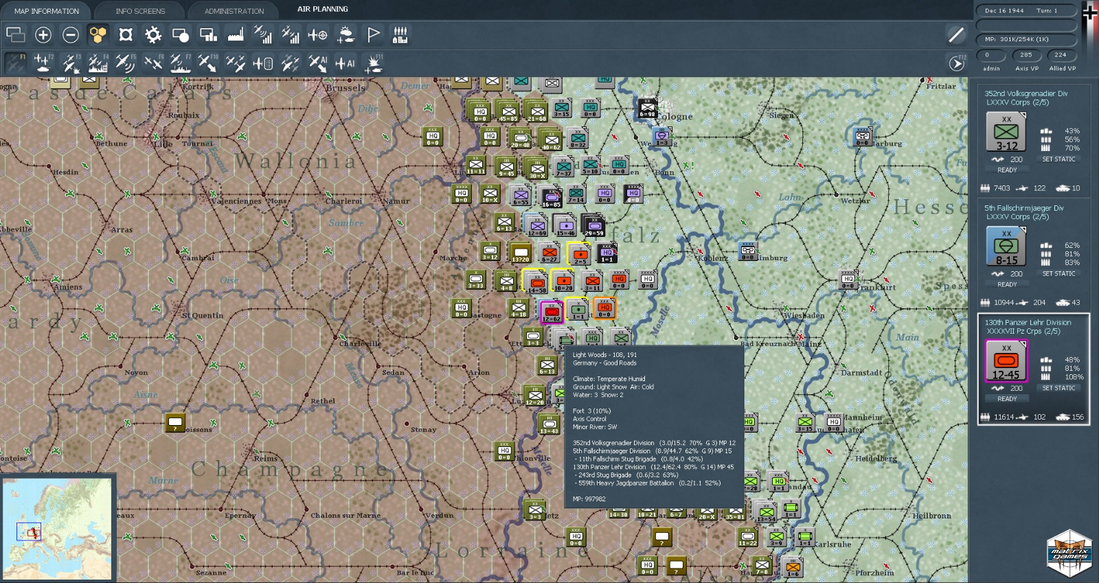 Gary Grigsby's War in the West screenshot
