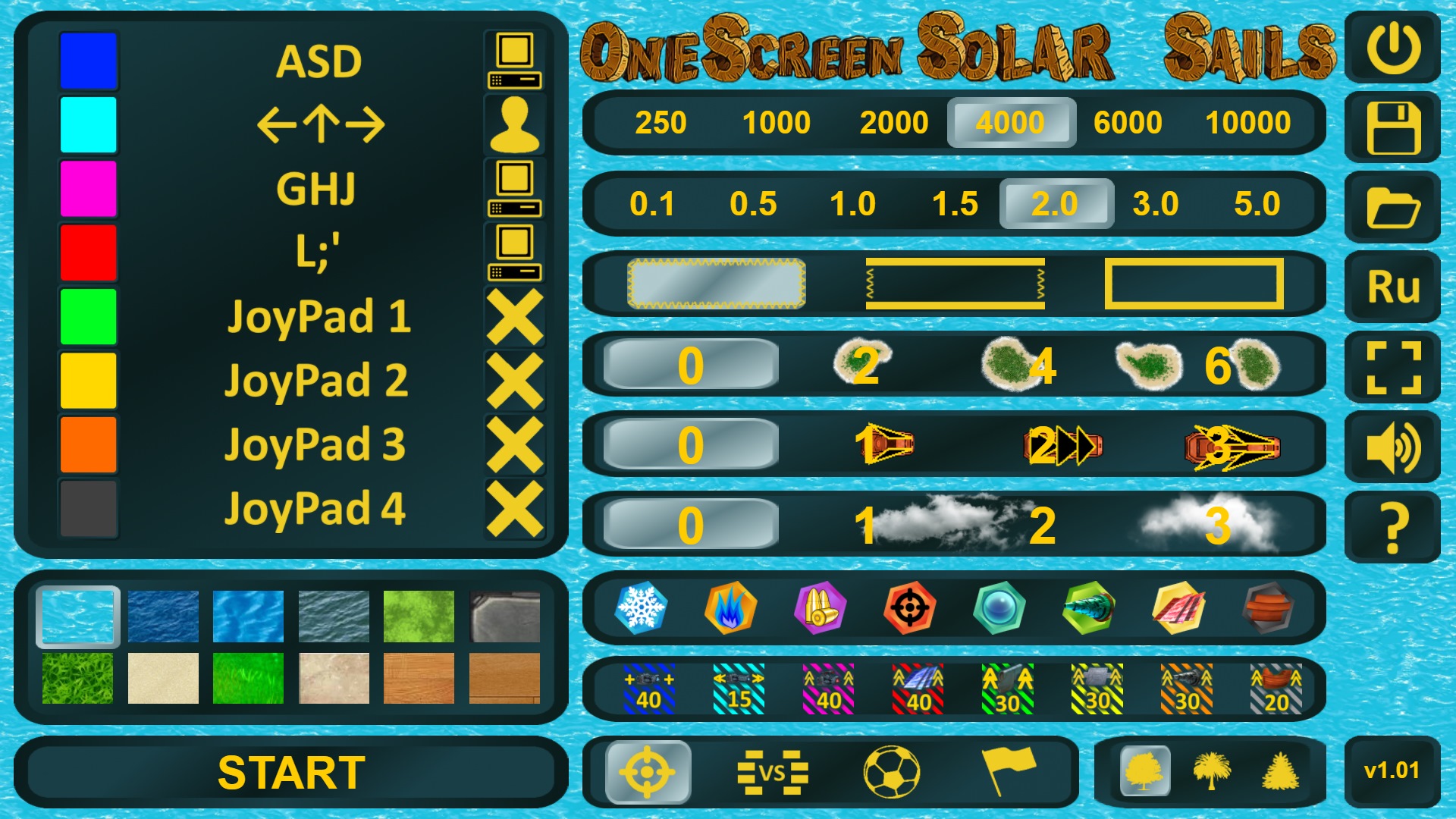 OneScreen Solar Sails screenshot