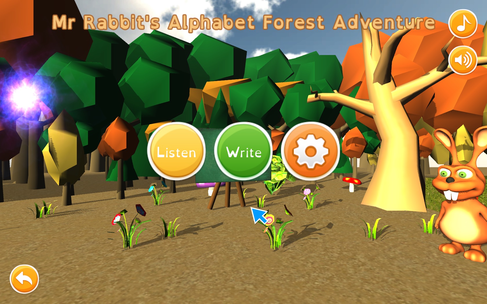 Mr Rabbit's Alphabet Forest Adventure screenshot