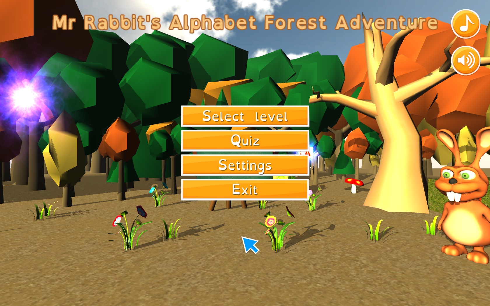 Mr Rabbit's Alphabet Forest Adventure screenshot