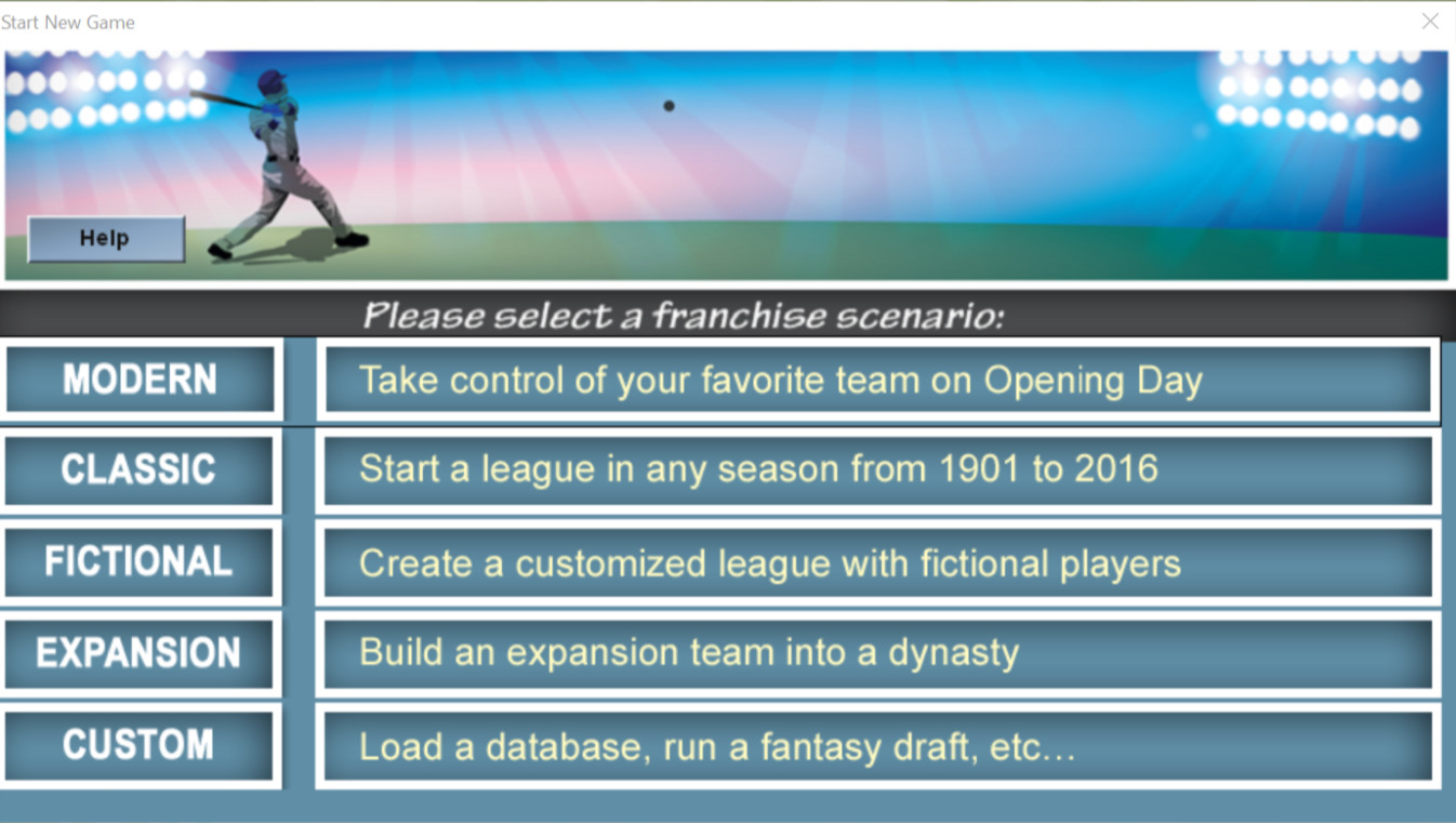 Baseball Mogul 2017 screenshot