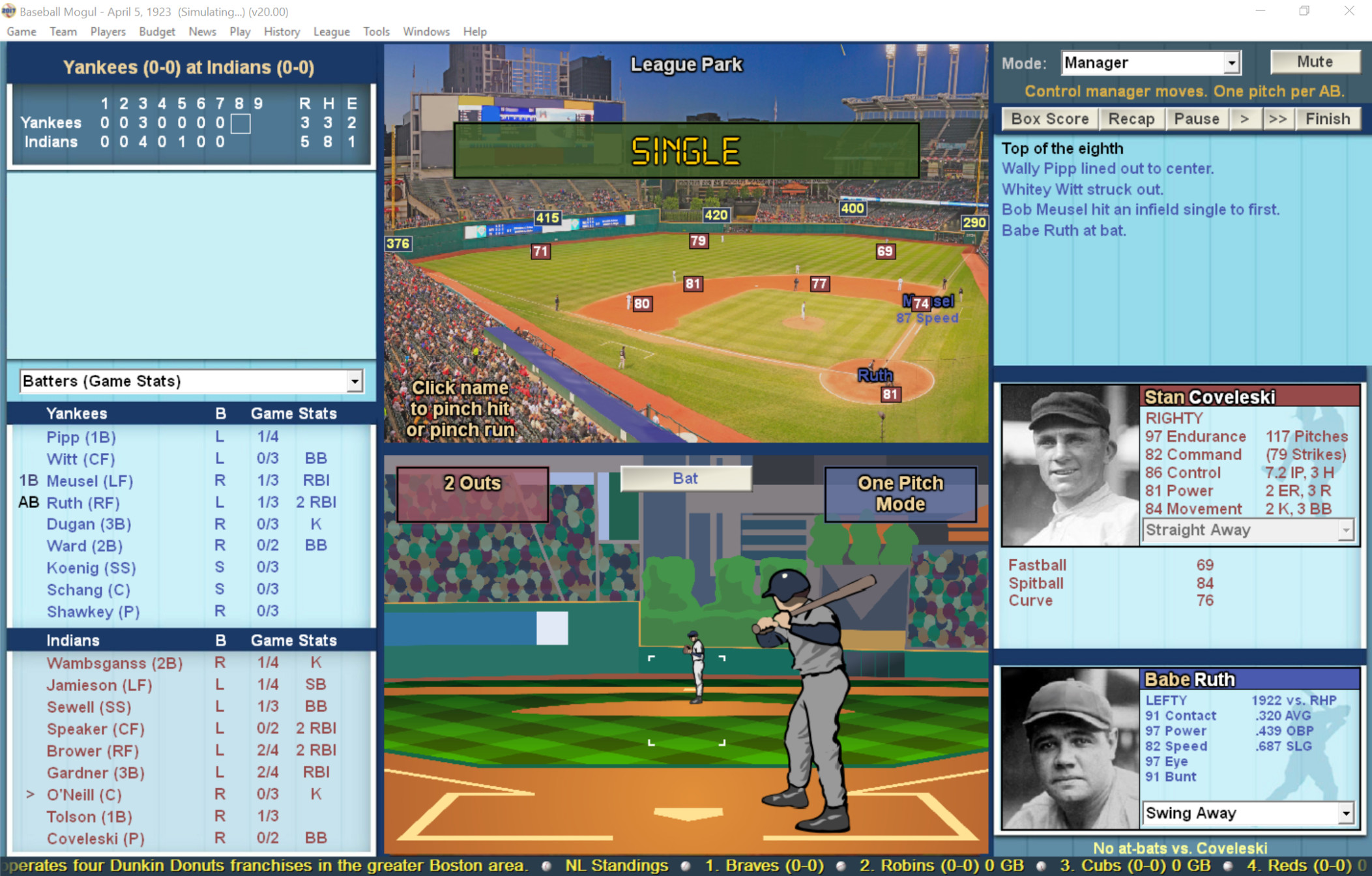 Baseball Mogul 2017 screenshot
