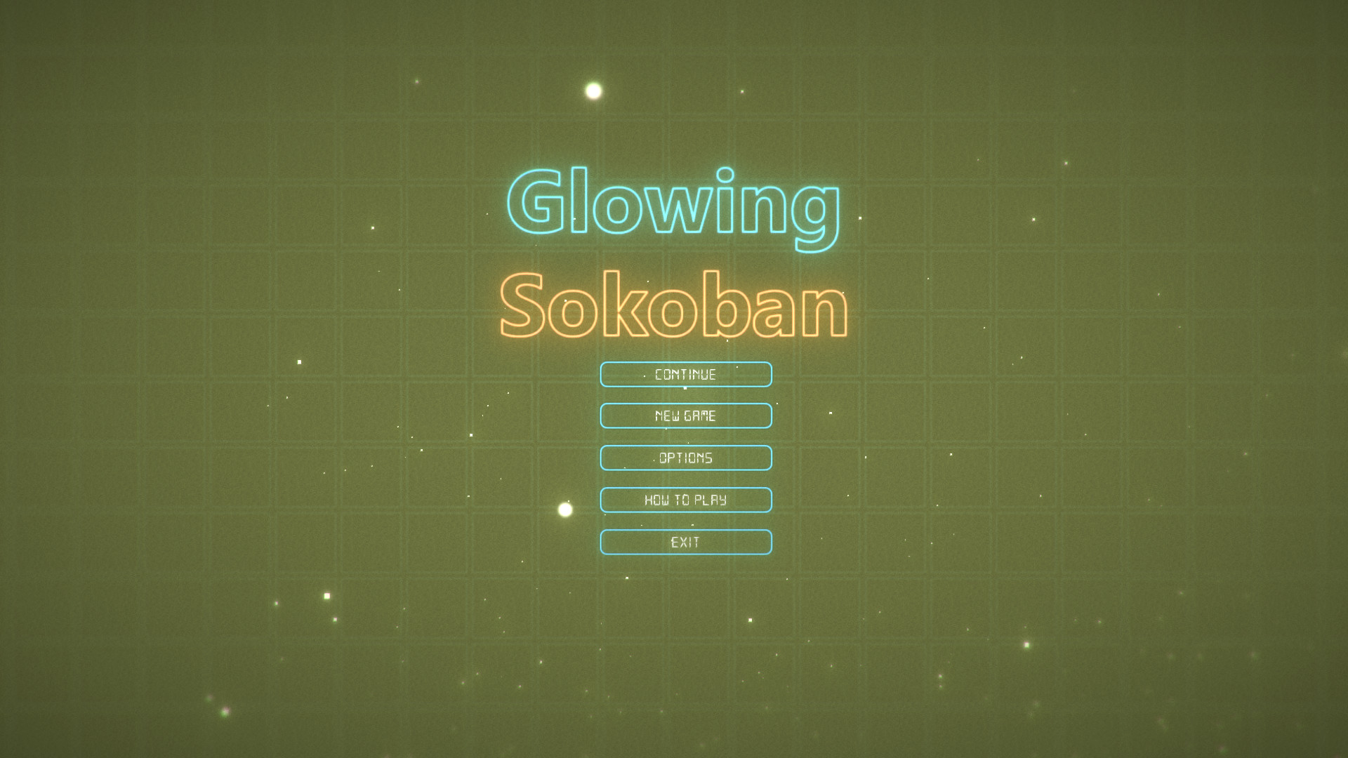 Glowing Sokoban screenshot