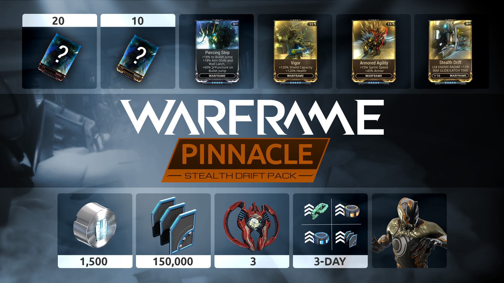 Warframe: Stealth Drift Pinnacle Pack screenshot