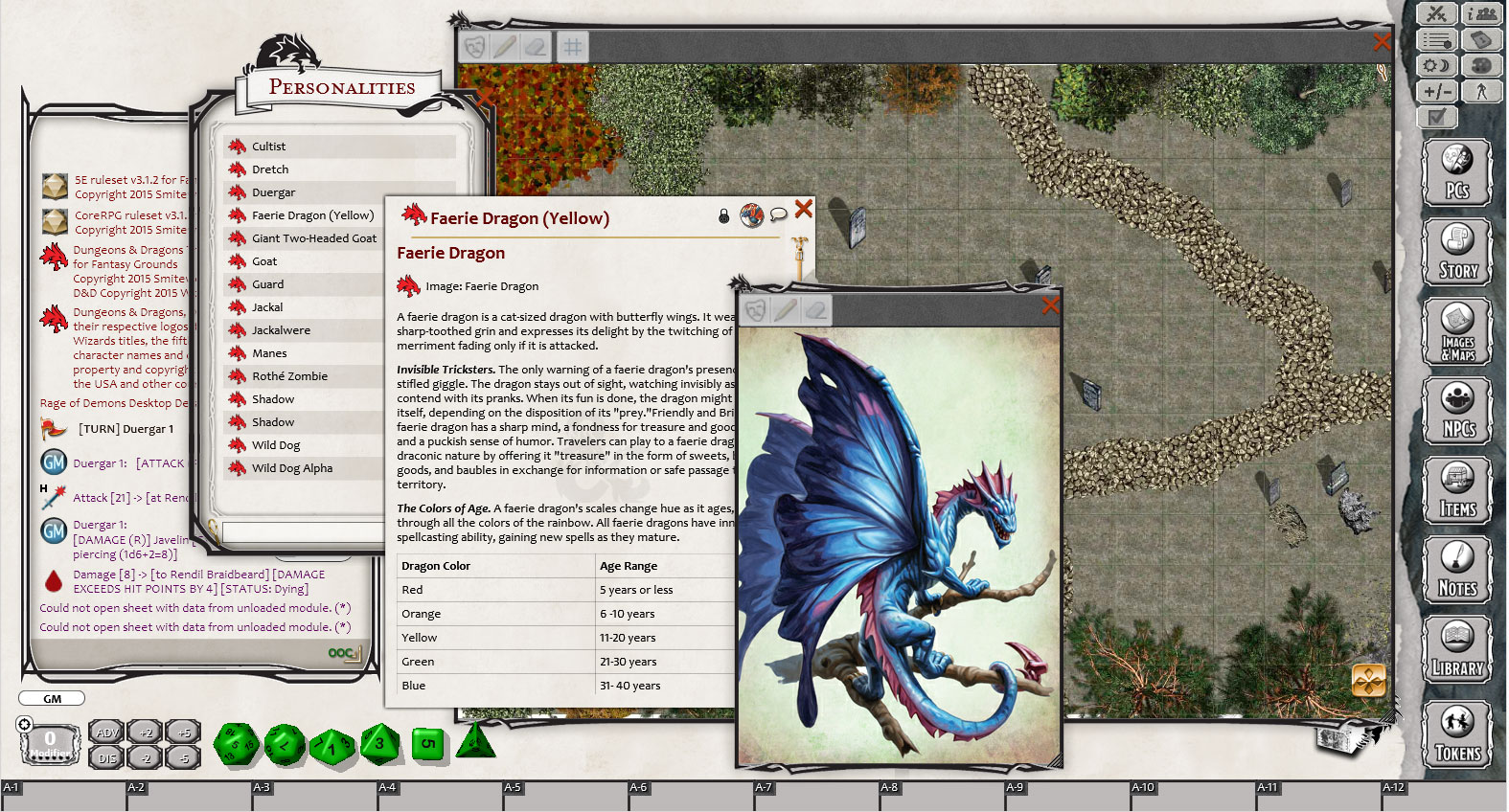 Fantasy Grounds - Dungeons & Dragons: Harried in Hillsfar screenshot