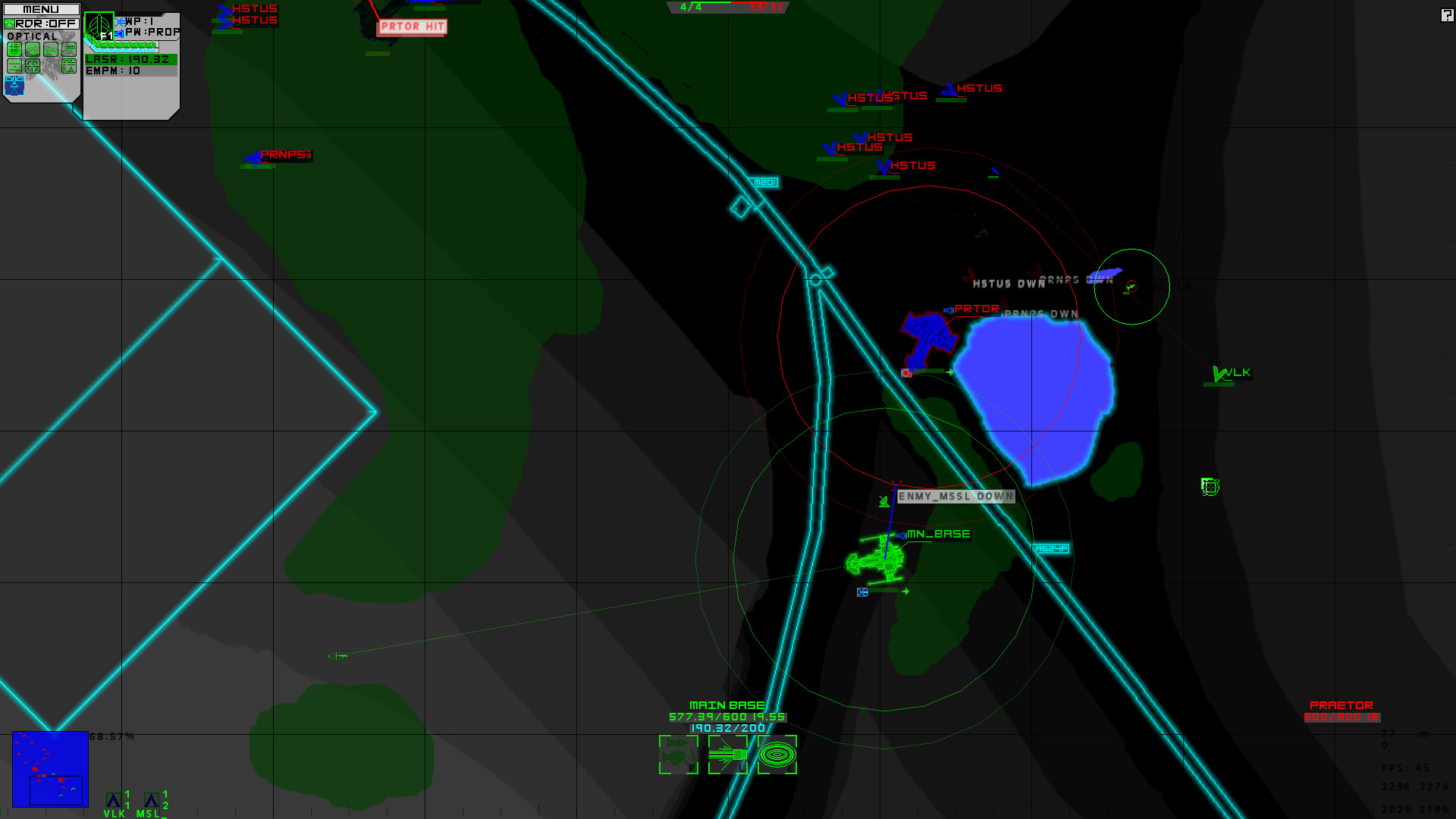 Slizer Battle Management System screenshot
